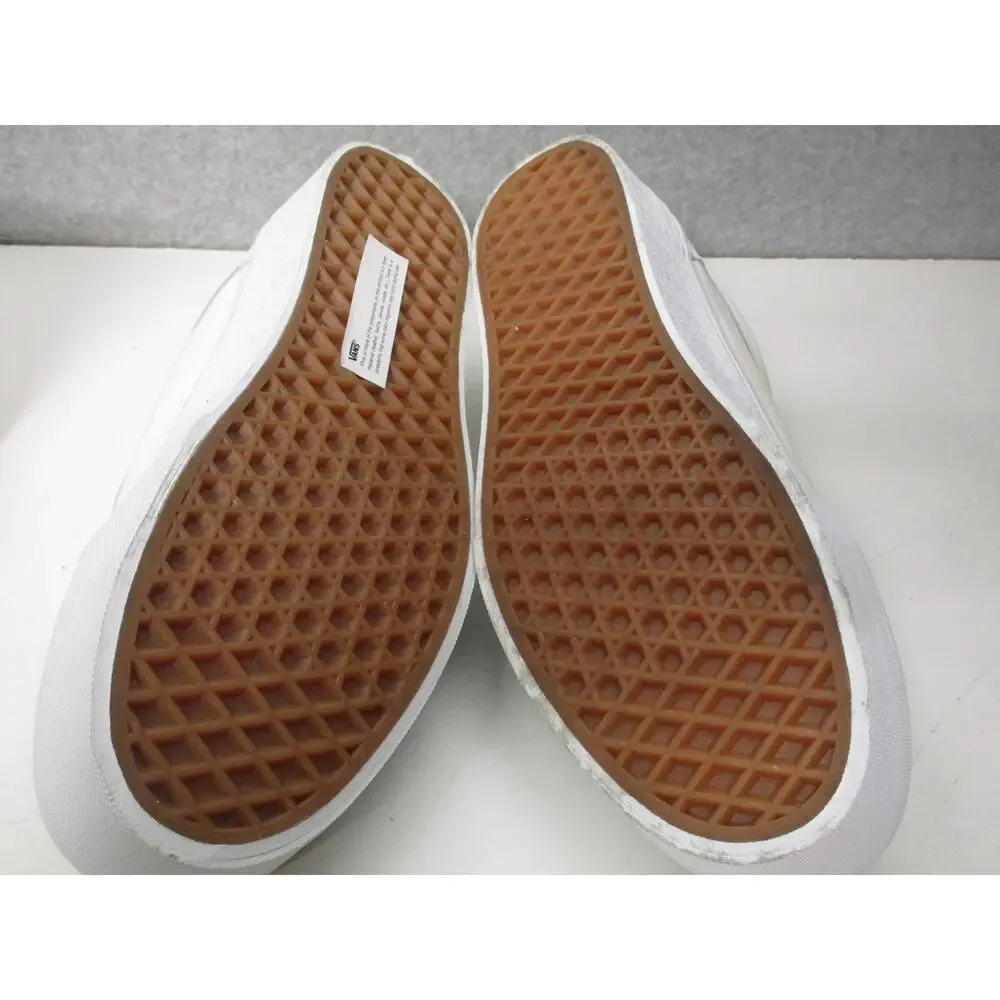 Vans Old Skool Stackform Shoes Womens Sz 10 Platform Skate Marshmallow Sneakers